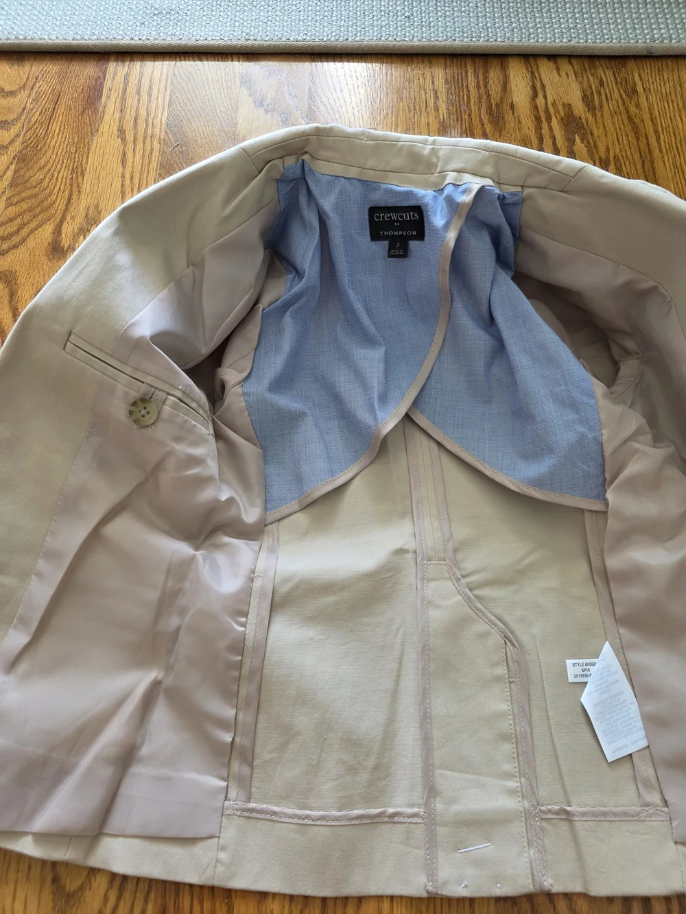 Cream Boys' Two-Button Blazer by Crewcuts